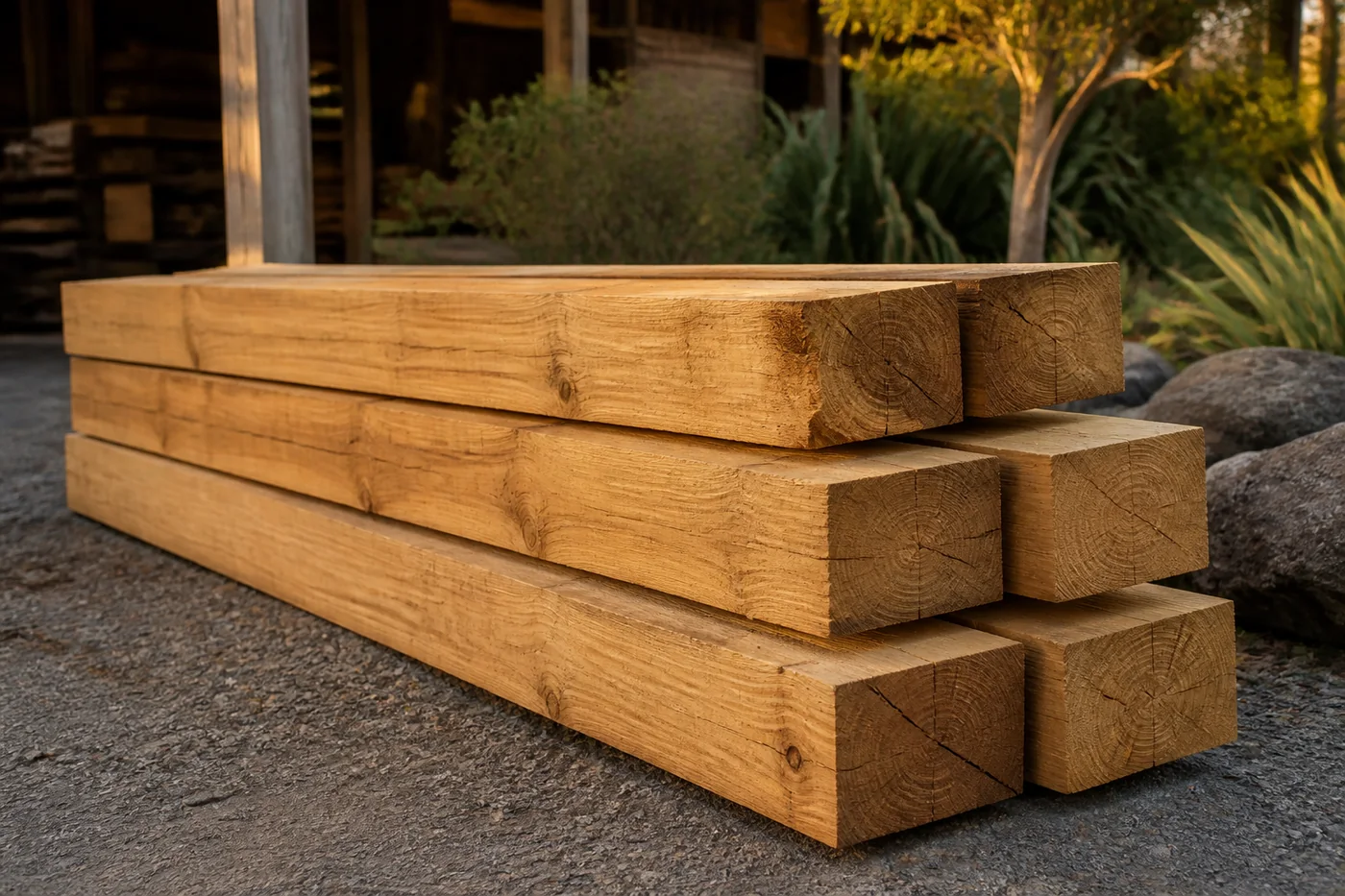 Representative timber sleepers product photograph